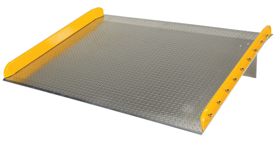 72" x 72" Aluminum Dockboard w/ Steel Curbs & 15,000-lbs Capacity