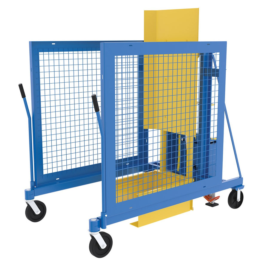 DC POWER TRASH CAN DUMPER 400LB 74 IN - Model TCD-M-48-DC