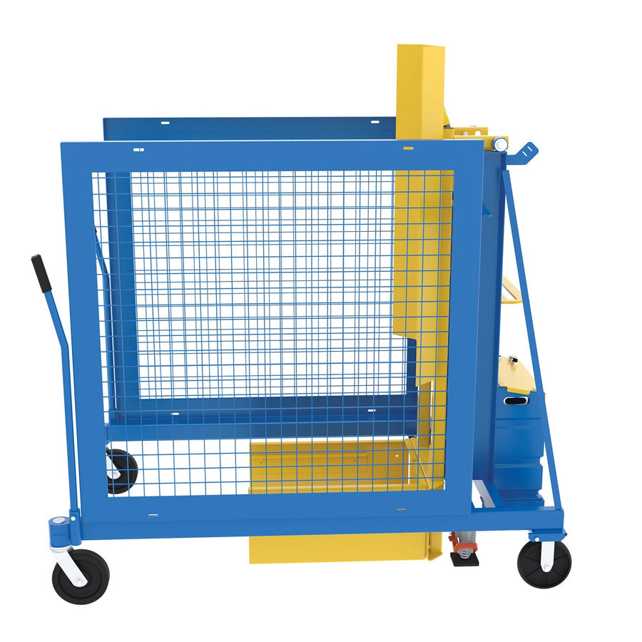 AC POWER TRASH CAN DUMPER 400LB 79 IN - Model TCD-M-60-AC