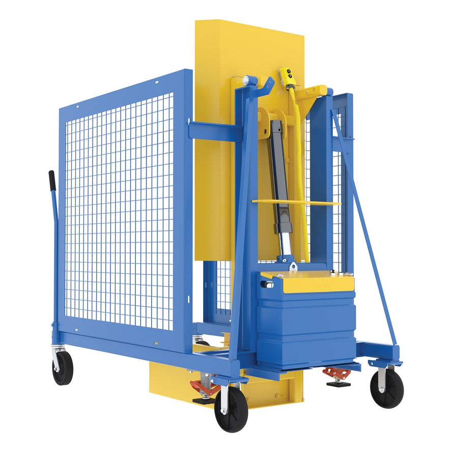 AC POWER TRASH CAN DUMPER 400LB 79 IN - Model TCD-M-60-AC