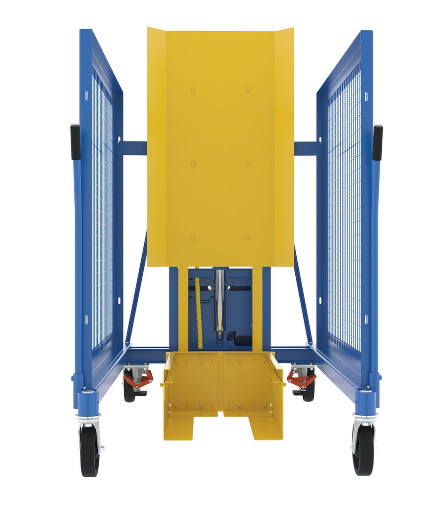 AC POWER TRASH CAN DUMPER 400LB 79 IN - Model TCD-M-60-AC