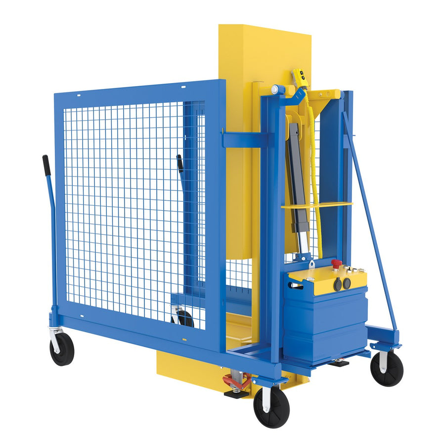 DC POWER TRASH CAN DUMPER 400LB 79 IN - Model TCD-M-60-DC