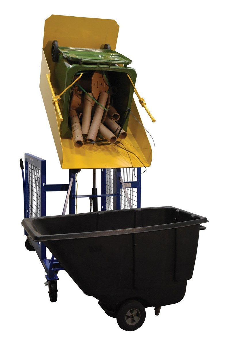 Universal DC Power Trash Can Dumper