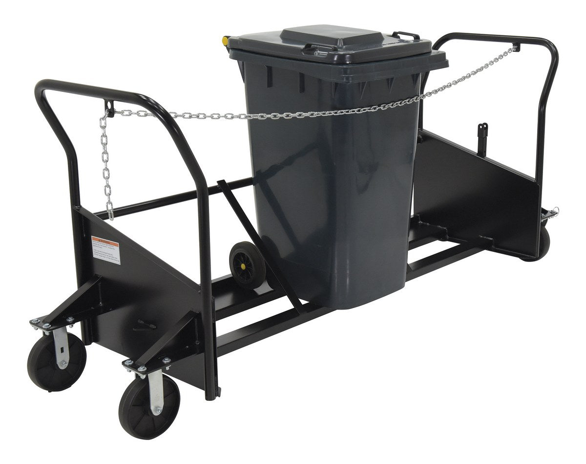 TRASH CAN CART (3) 64 GALLON CAPACITY - Model TH-CART-64