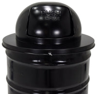 Thumbnail for Steel Waste Disposal Top Dual Door for 55 Gallon Drums Black