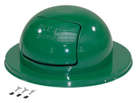 Thumbnail for Steel Waste Disposal Top for 55 Gallon Drums Green