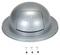 Thumbnail for Steel Waste Disposal Top for 55 Gallon Drums Zinc Plated Gray