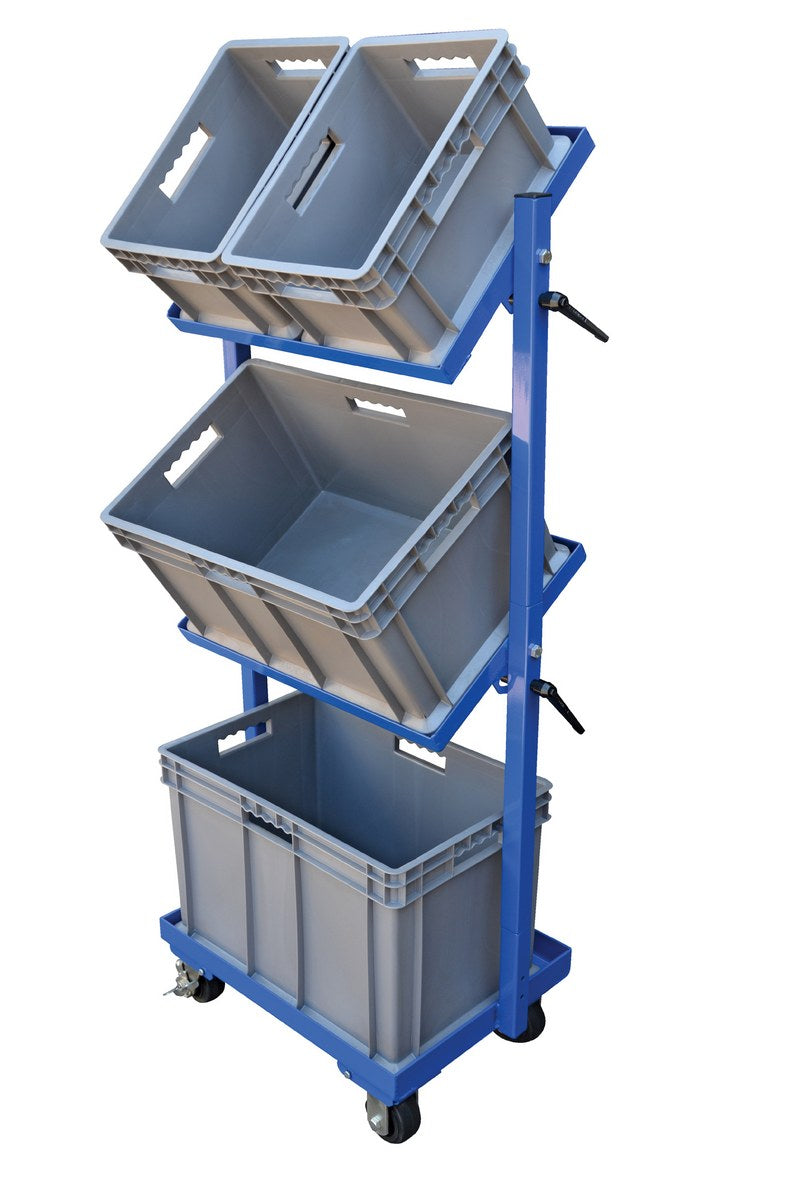 3-Shelf Vestil Multi-Tier Stack Cart