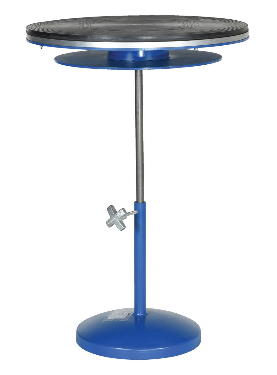 TURNTABLE 24 IN DIA 25 TO 36 IN H 2 TIER - Model TT-N-24-DPED