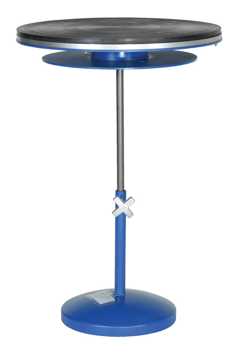 TURNTABLE 24 IN DIA 25 TO 36 IN H 2 TIER - Model TT-N-24-DPED