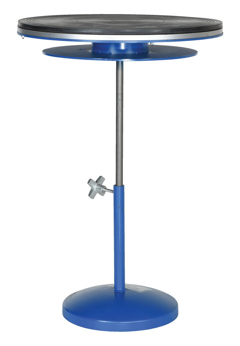TURNTABLE 24 IN DIA 25 TO 36 IN H 2 TIER - Model TT-N-24-DPED