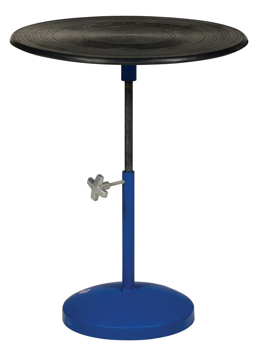 TURNTABLE 24 IN DIA 21 TO 32 IN H 2 TIER - Model TT-N-24-PED