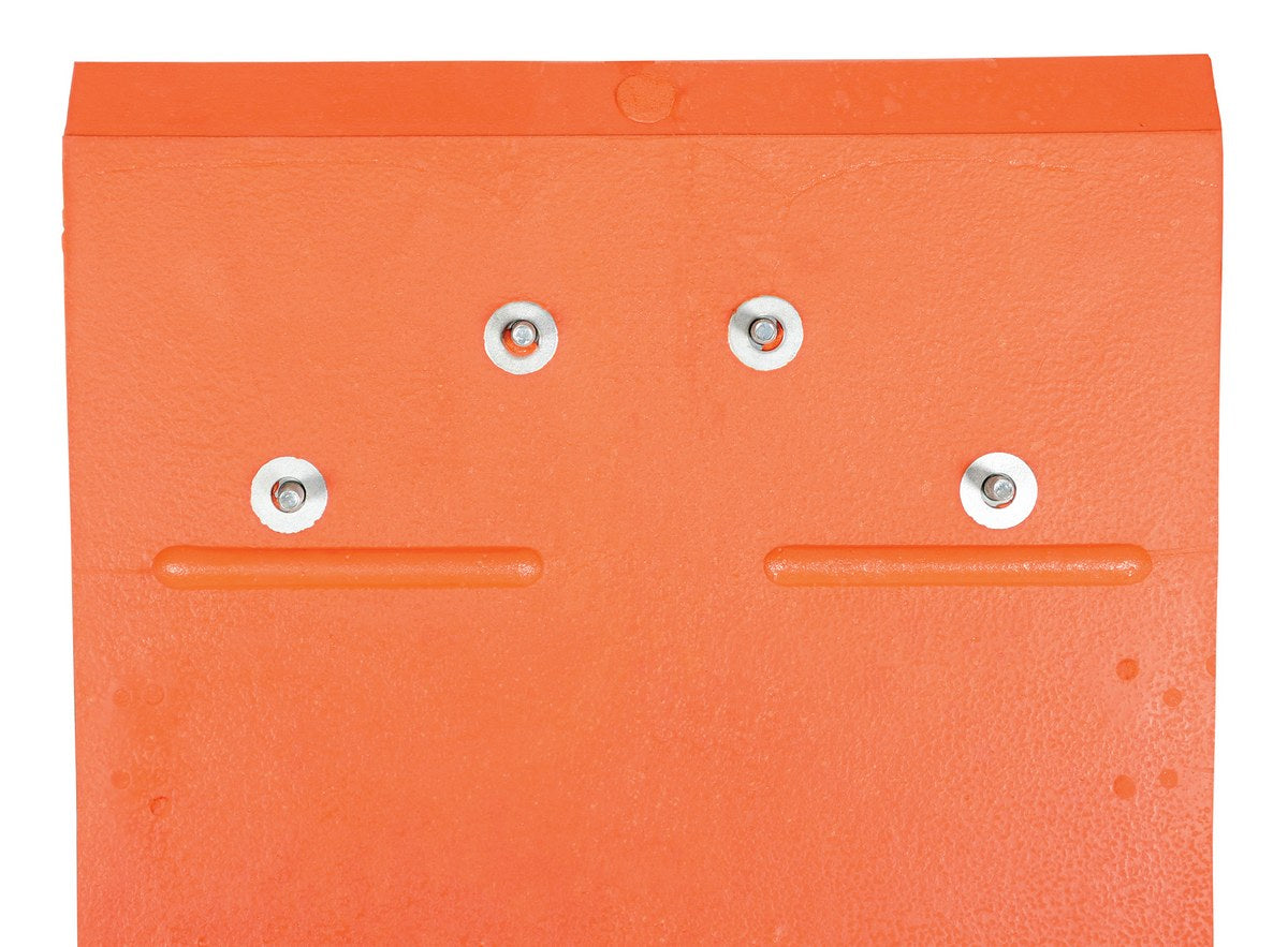 JUMBO URETHANE WHEEL CHOCK W/STEEL STUDS