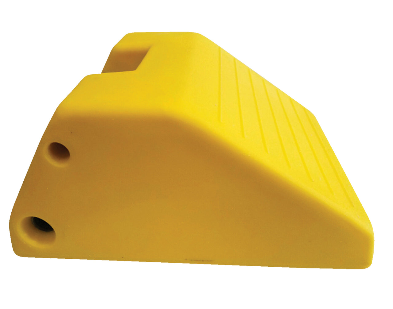 Polyurethane Wheel Chock 15 In. x 22 In. x 10 In. Tire Overall Depth 142 In. 855,000 Lb. Capacity Yellow