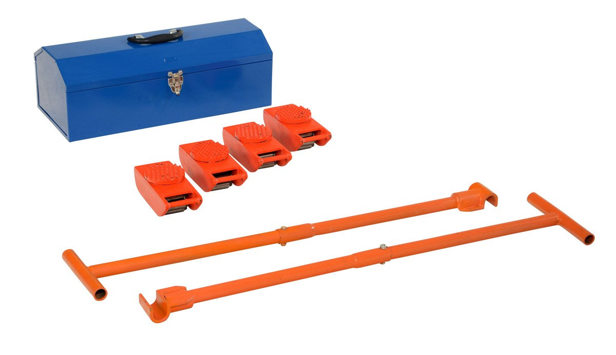 STEEL MACHINE ROLLER KIT W/2000 LB CAP