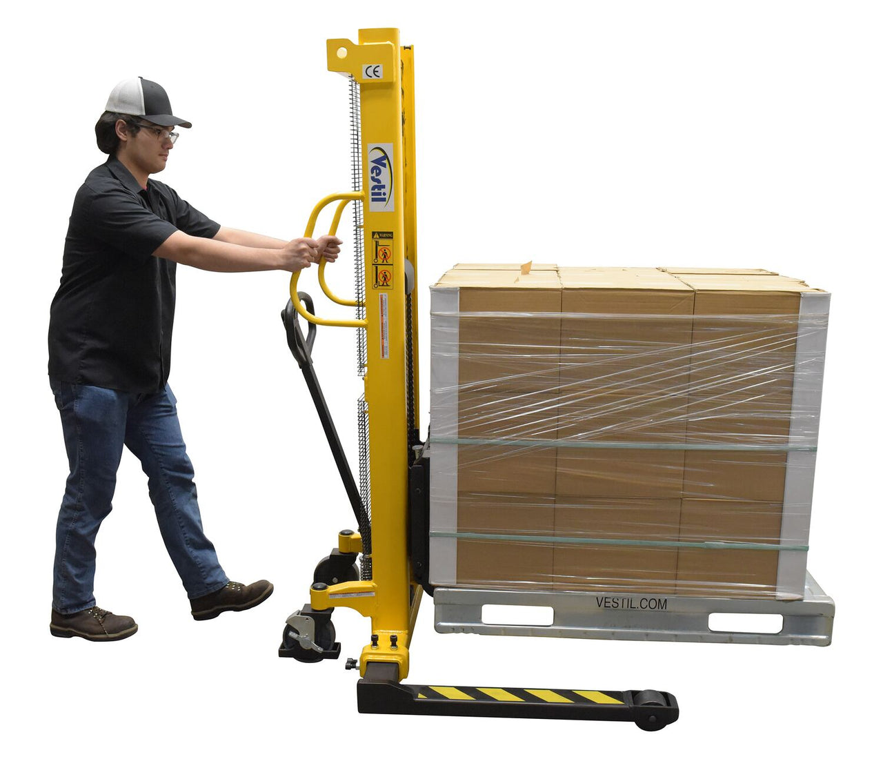 MANUAL STACKER ADJUSTABLE FORKS/LEGS 2K