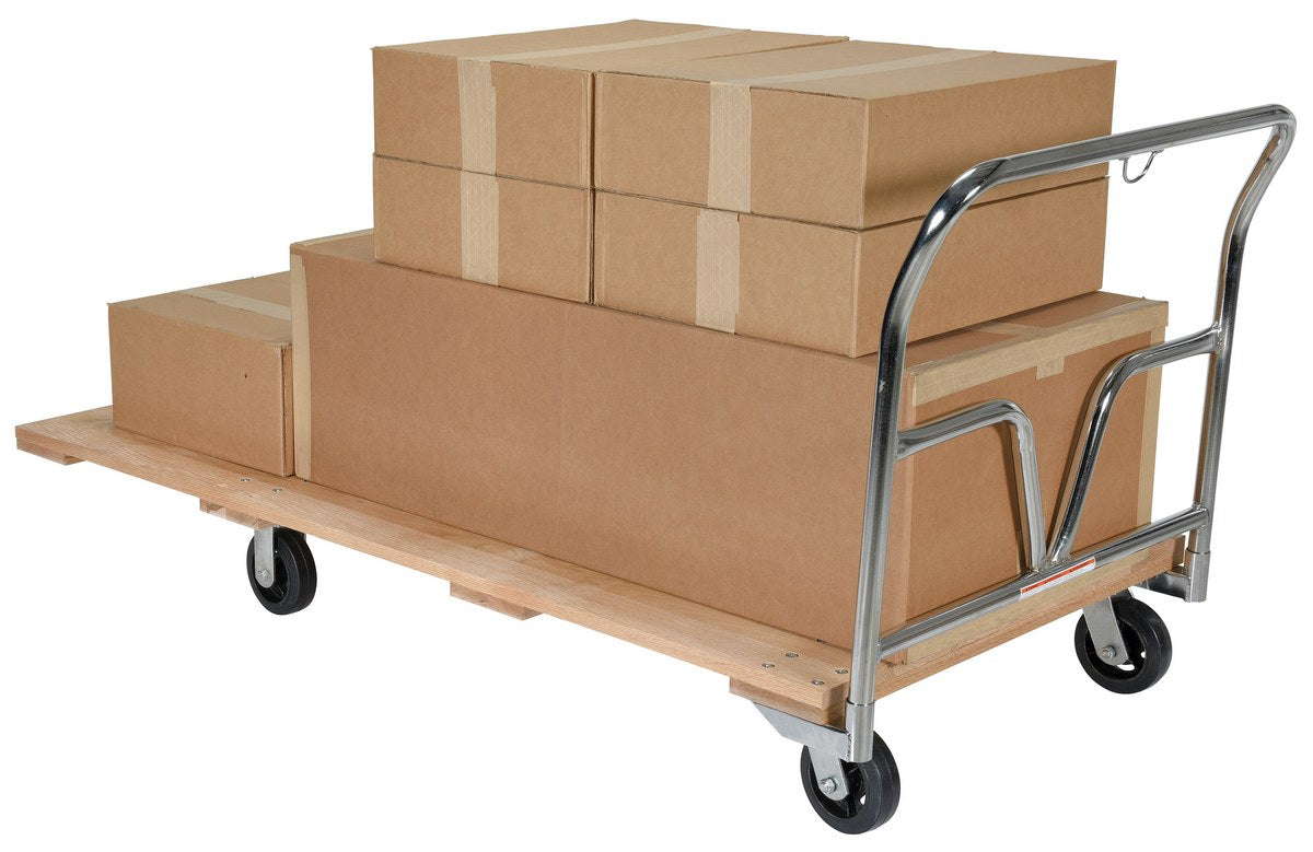 36" x 72" Vestil Hardwood Platform Truck