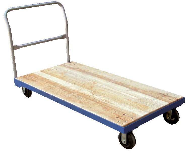 Vestil 30" x 60" Hardwood Platform Truck w/ Steel Frame