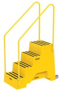Thumbnail for POLYETHYLENE STEP STOOL YELLOW 4 STEP