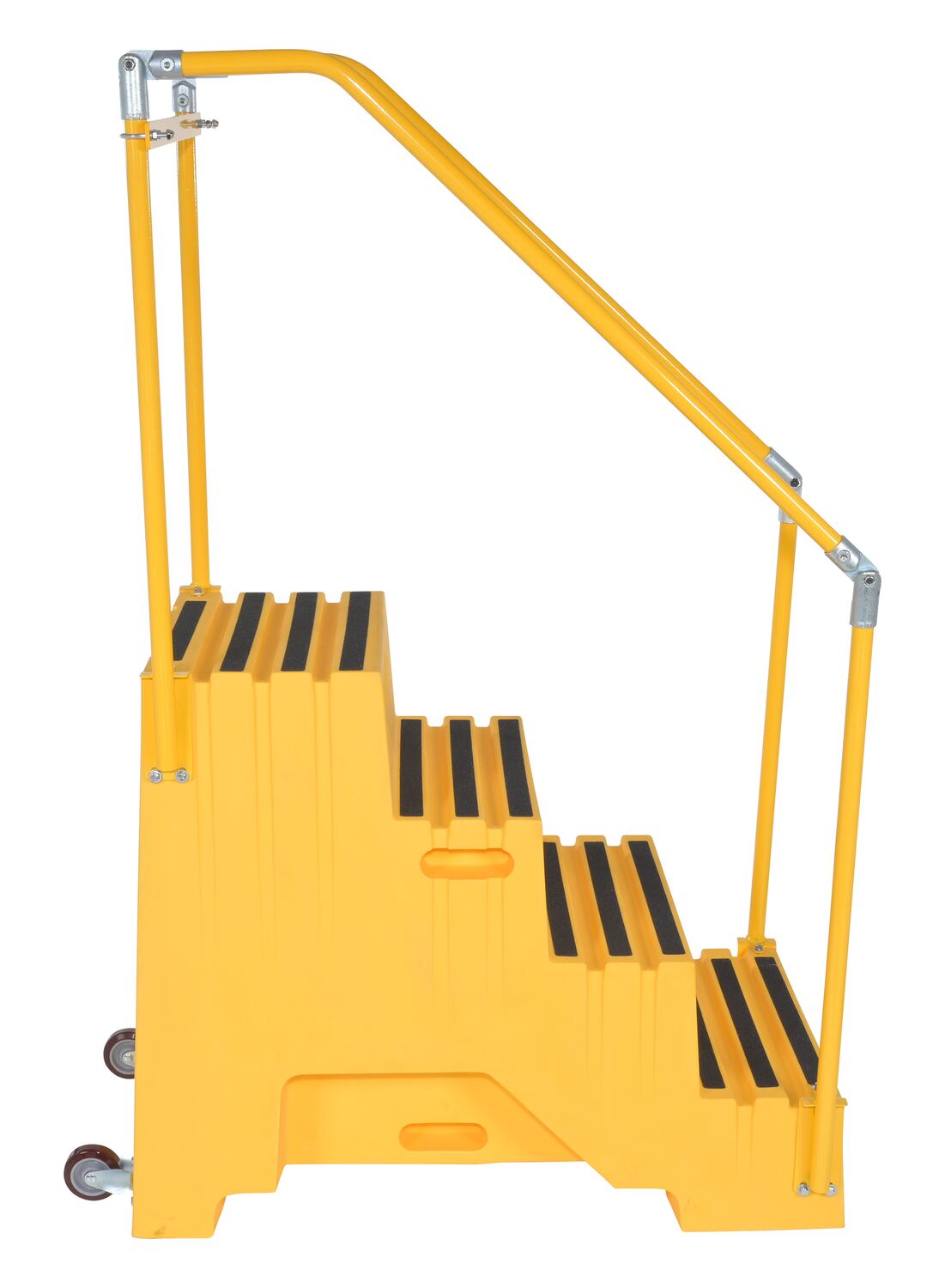 POLYETHYLENE STEP STOOL YELLOW 4 STEP