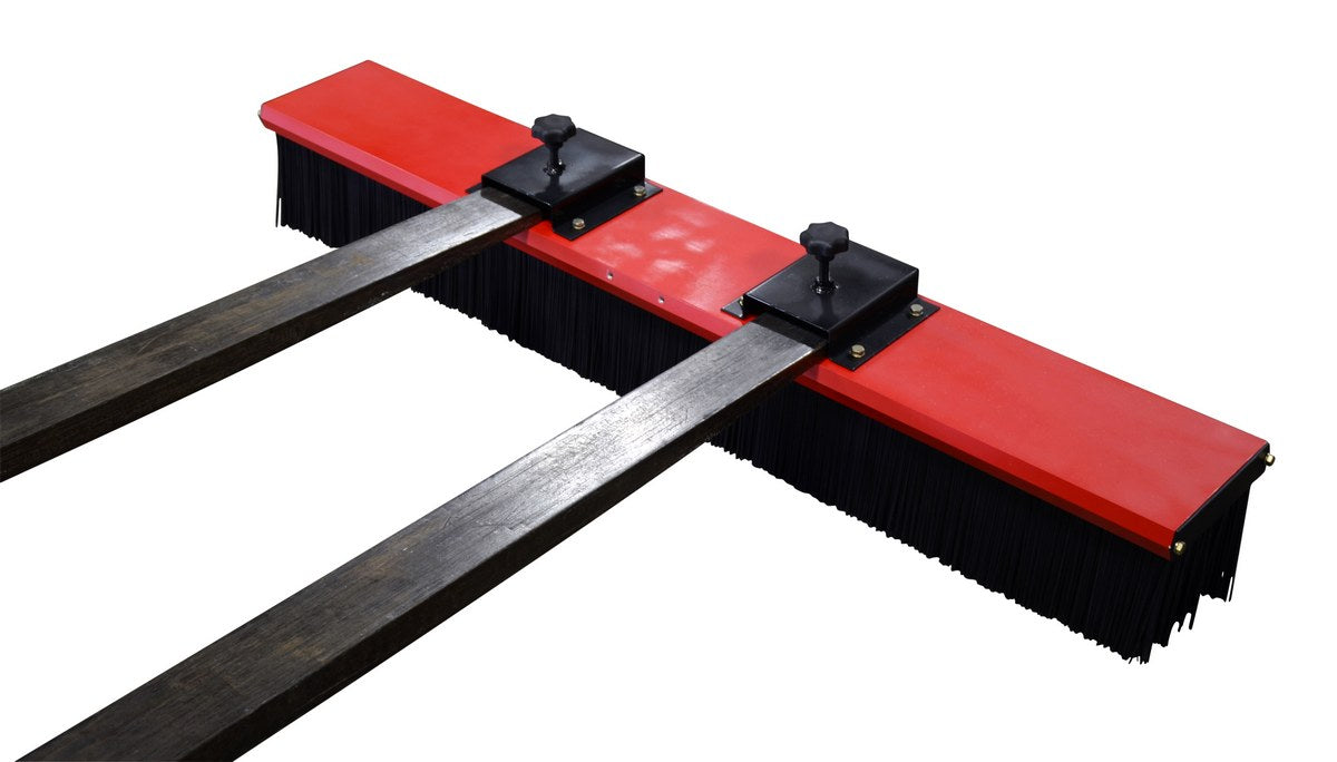 60"W Fork Truck Mount Brush Sweeper