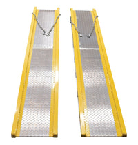 Thumbnail for 10'L Portable Aluminum Twin Vehicle Ramp