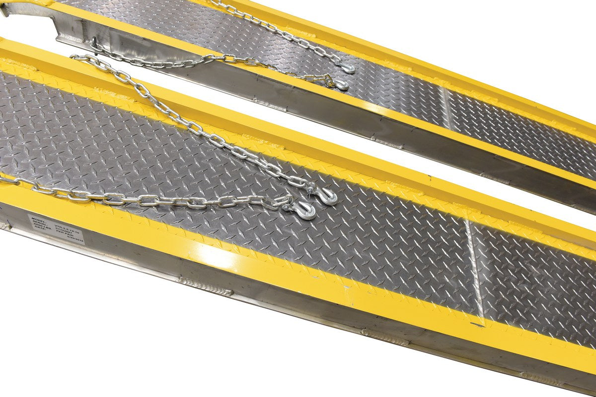 10'L Portable Aluminum Twin Vehicle Ramp