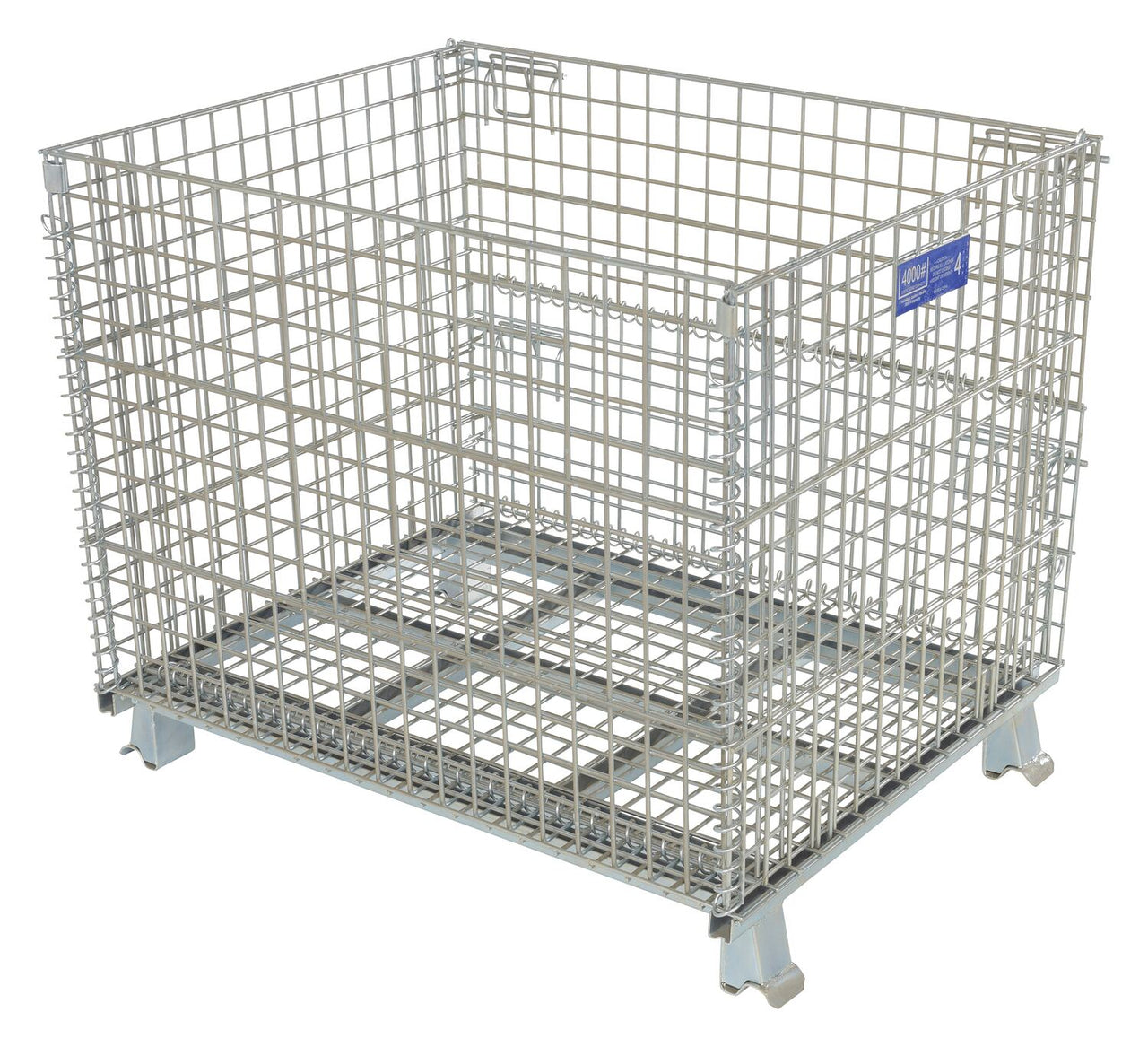 3,000-lbs Capacity Wire Mesh Container