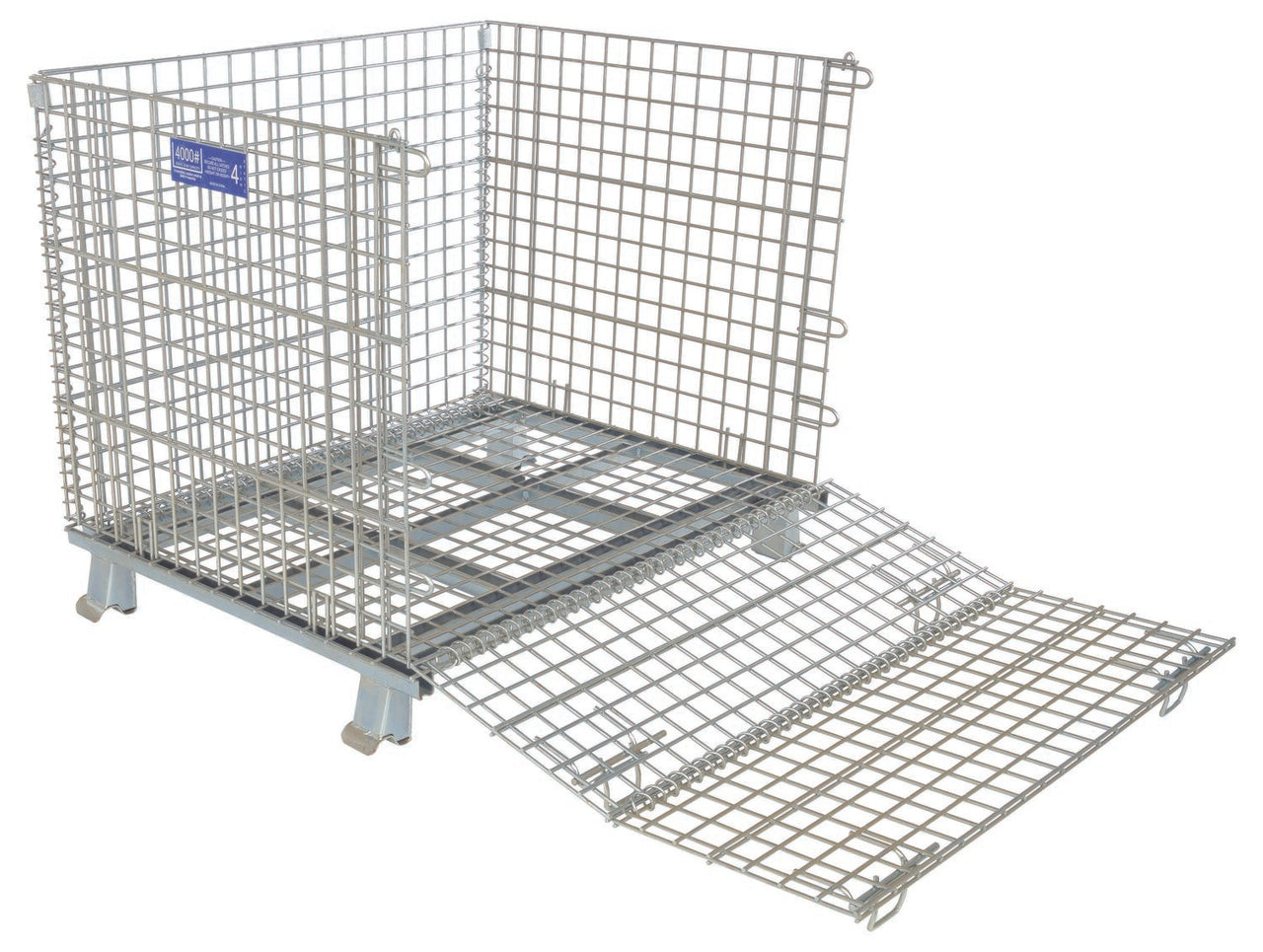 3,000-lbs Capacity Wire Mesh Container