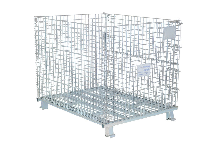 4,000-lbs Capacity Wire Mesh Container