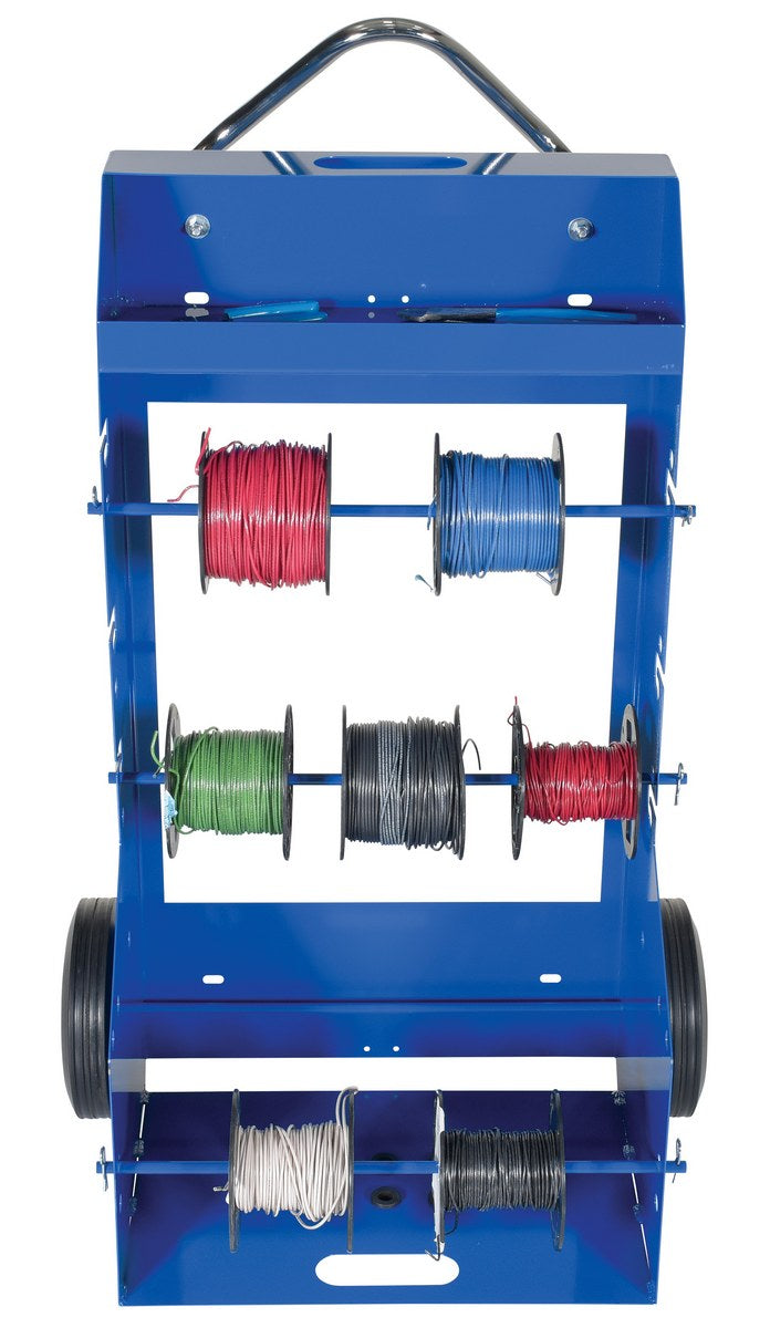 Vestil Wire Reel Caddy w/ Casters & Handle
