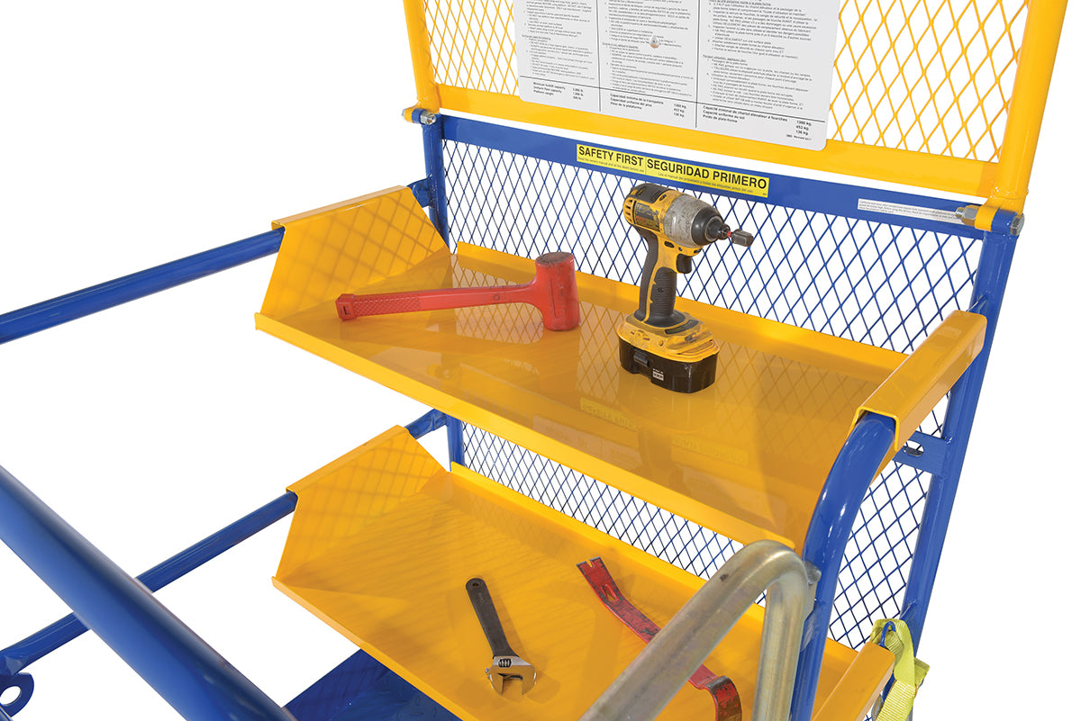 WORK PLATFORM 36X36 WITH 2 SHELVES