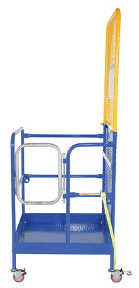 Thumbnail for WORK PLATFORM 84 IN BACK CASTERS 36X36 - Model WP3636CA84B