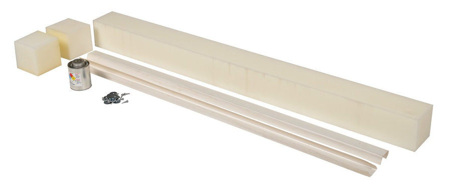 DOCKLEVELER DUAL VINYL STRIP 50 IN PIT