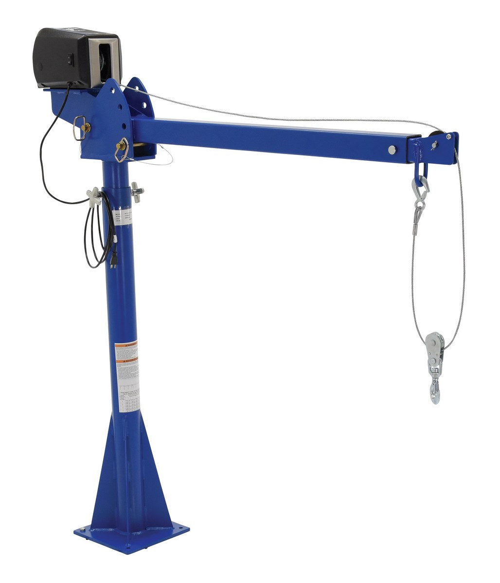 AC POWERED JIB CRANE 2K 4-7 FT BOOM CSA - Model WTJ204ACCSA