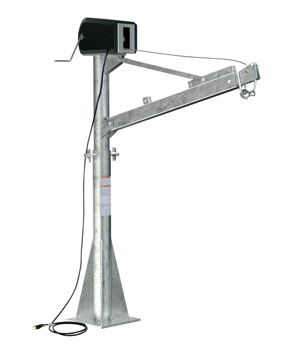 AC POWER JIB CRANE 1.5K 66 IN BOOM GALV - Model WTJE153ACGAL
