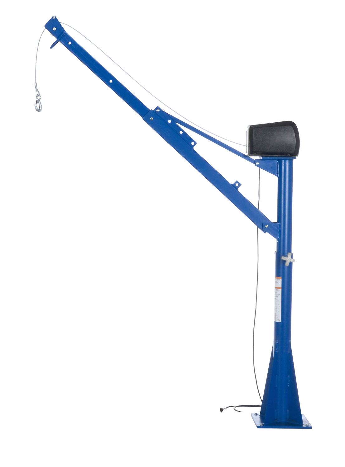 115V AC Power Lift Jib Crane w/ 42" to 66" Boom Reach