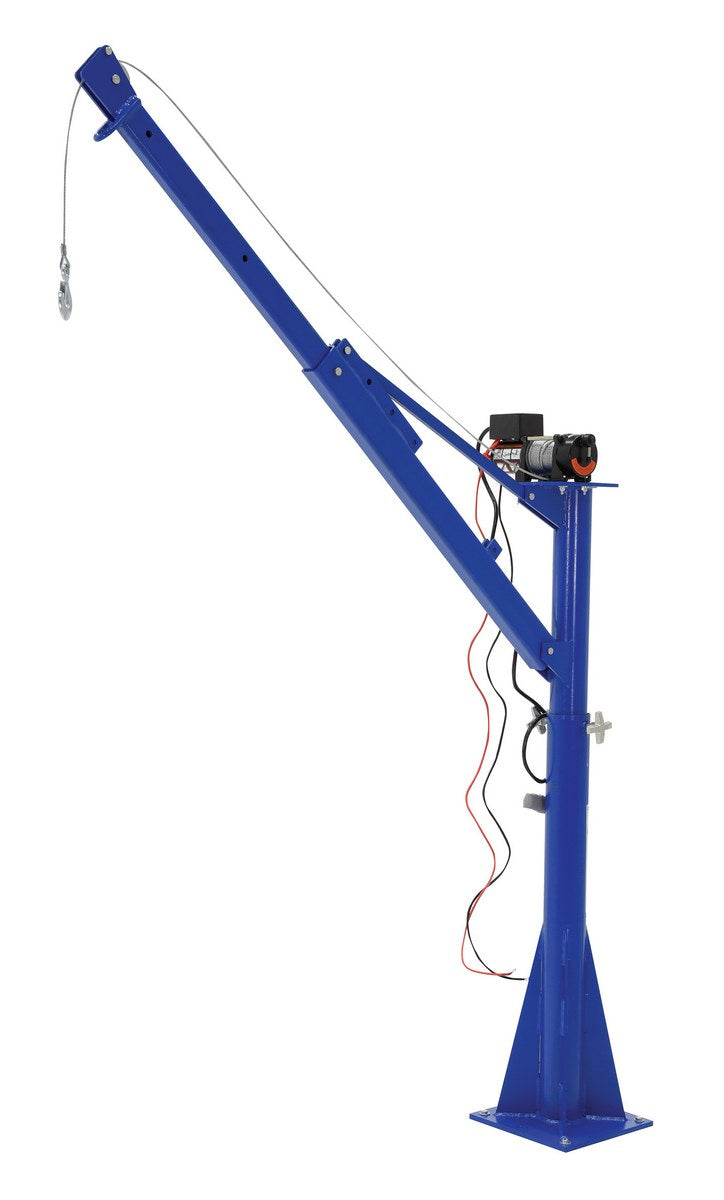 12V DC Power Lift Jib Crane w/ 42" to 66" Boom Reach