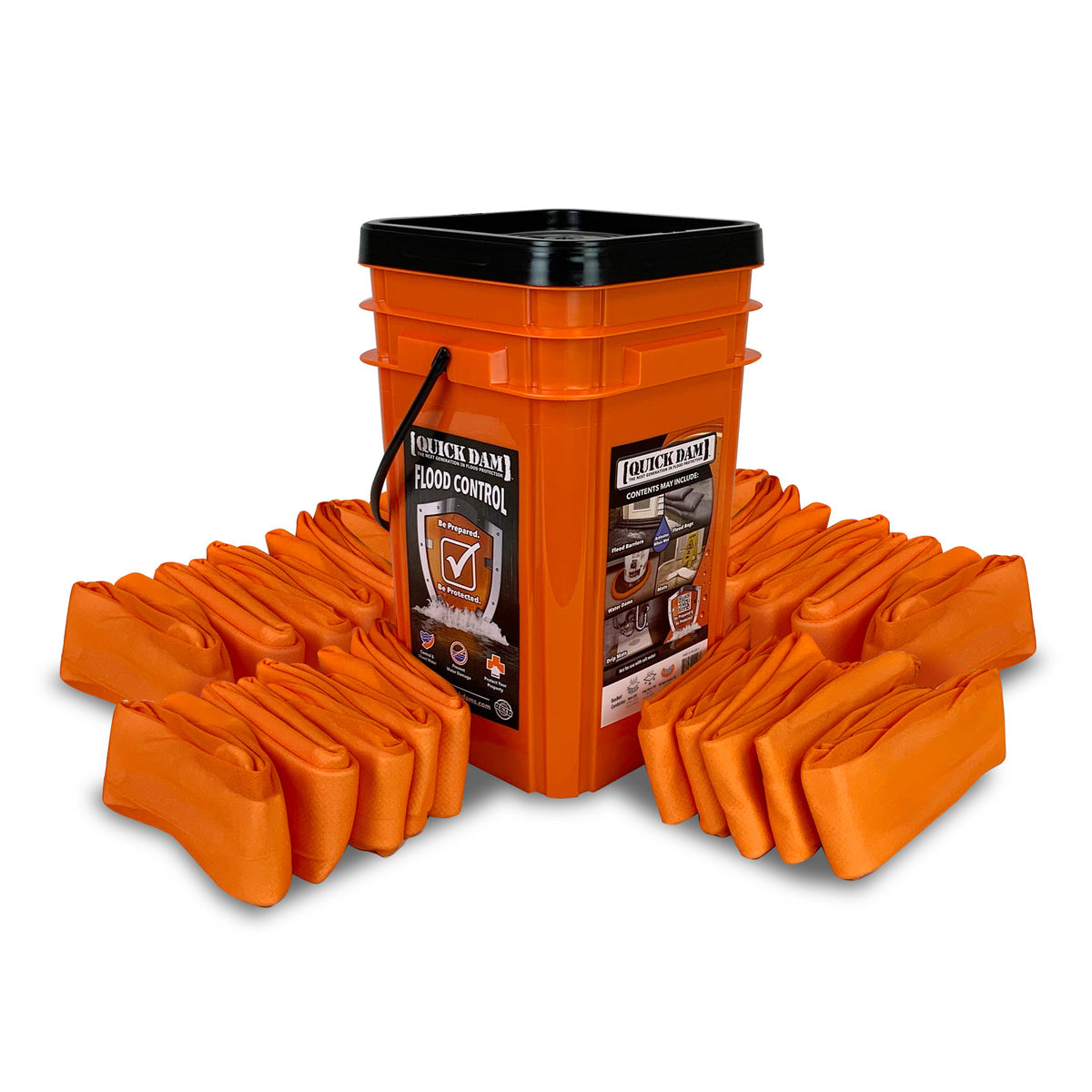 Quick Dam Grab & Go Flood Bucket Kit: 4ft Water Dams (25)