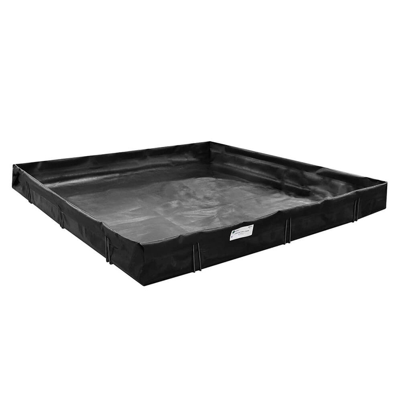 L-Bracket Spill Containment Berm, Black 8x10x1 (2.4x3x0.3)