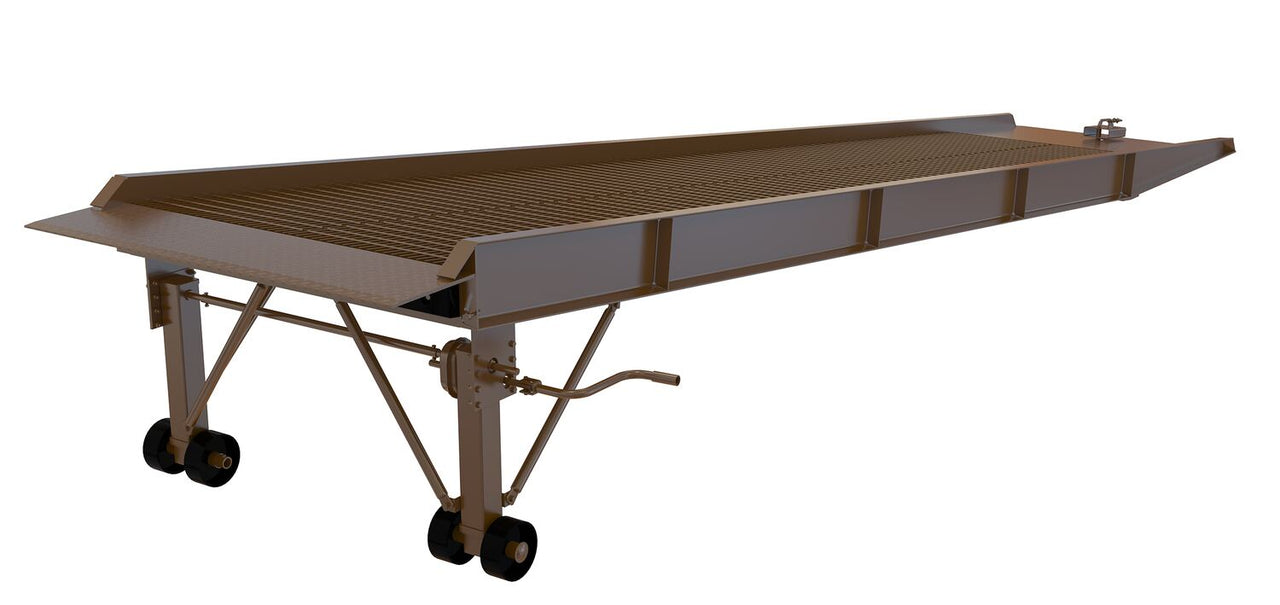 72"W x 30'L Overlap Style Steel Yard Ramp w/ 16,000-lbs Capacity
