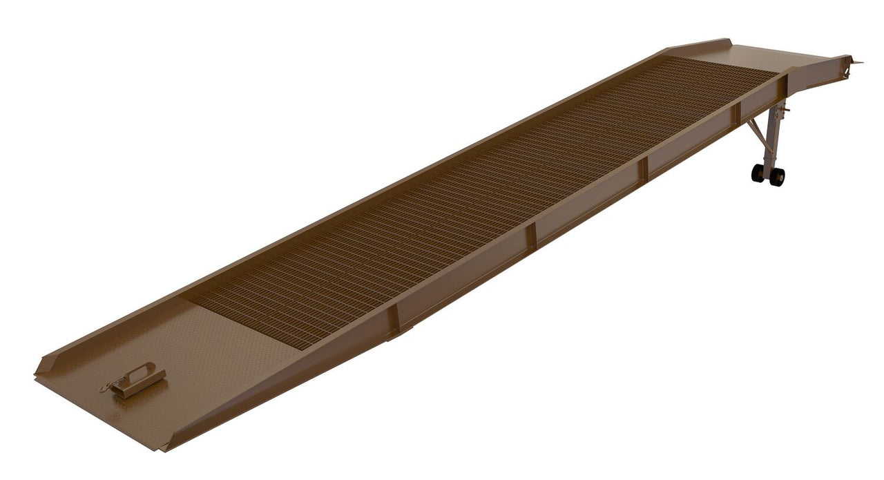 72"W x 36'L Overlap Style Steel Yard Ramp w/ 16,000-lbs Capacity