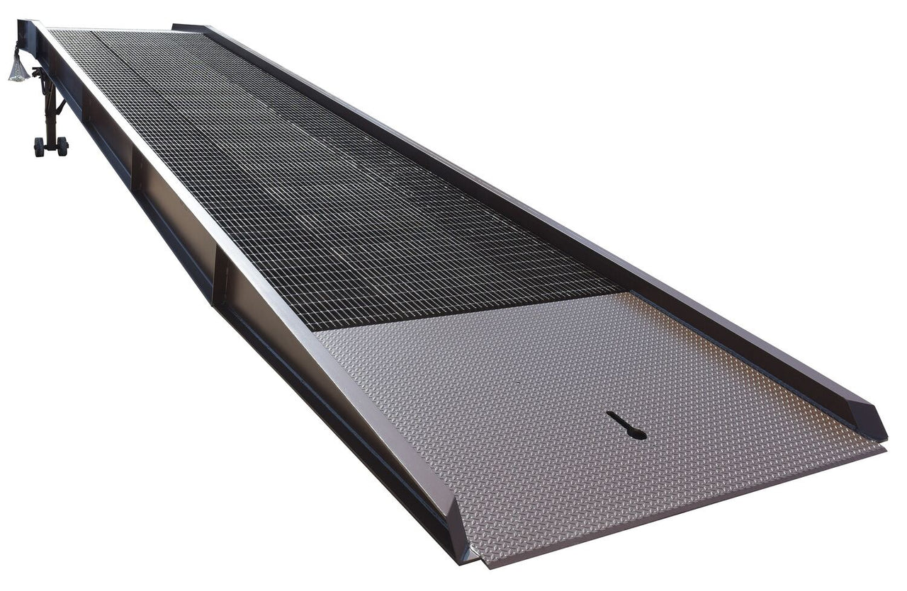 84"W x 36'L Overlap Style Steel Yard Ramp w/ 16,000-lbs Capacity