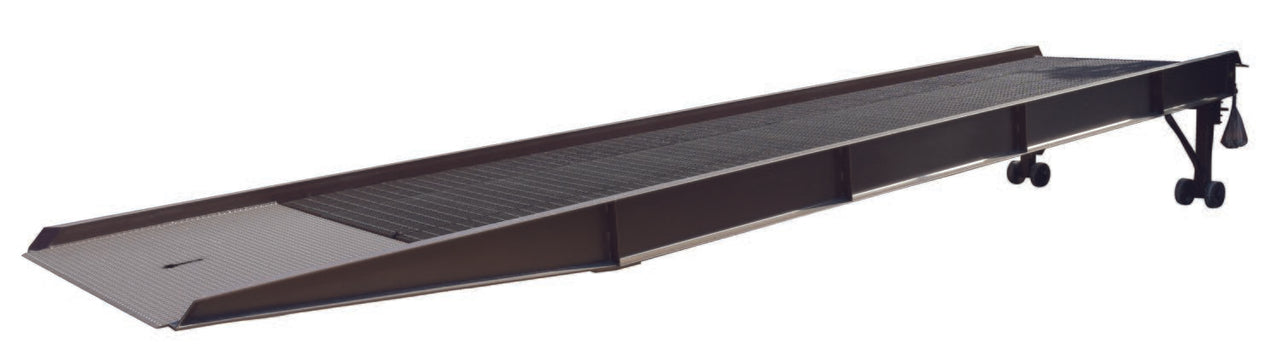 85"W x 30'L Overlap Style Steel Yard Ramp w/ 20,000-lbs Capacity