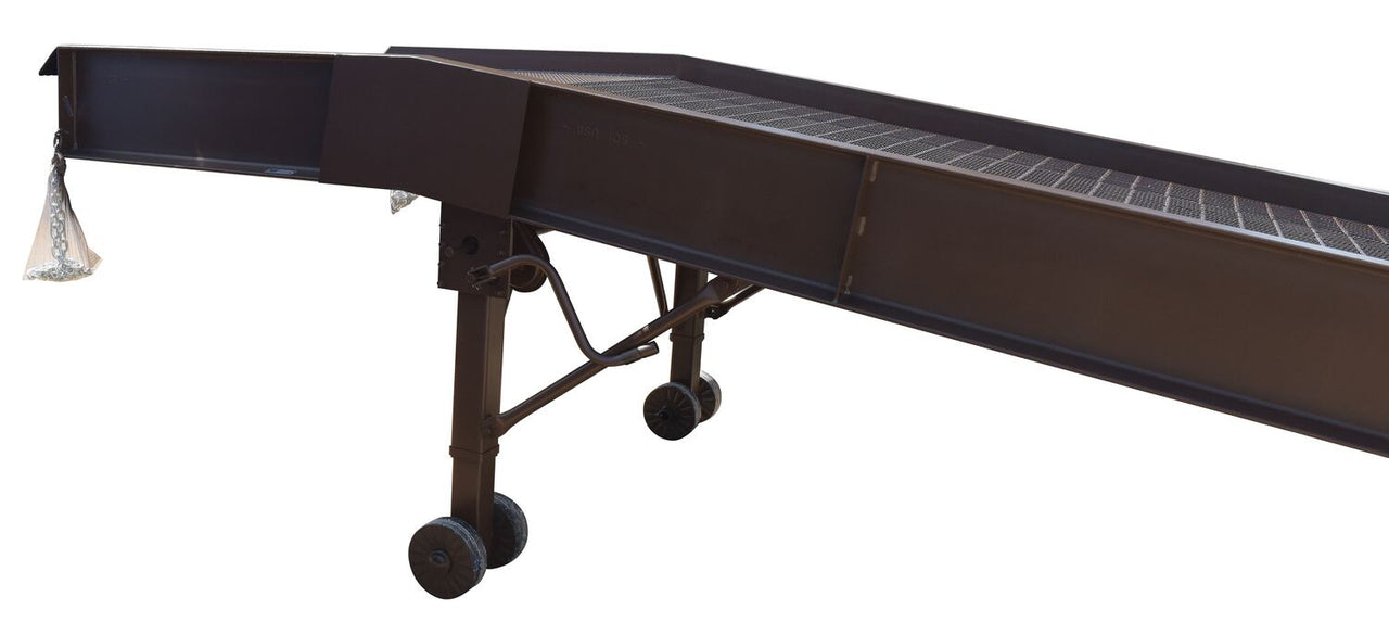 85"W x 36'L Overlap Style Steel Yard Ramp w/ 30,000-lbs Capacity
