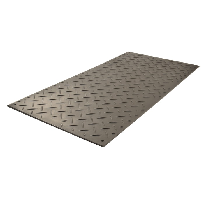 2' x 4' AlturnaMAT® Ground Protection Mat, 120 Ton Load Capacity, Black - AM24