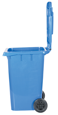 Thumbnail for High Density Polyethylene 95 Gallon Trash Can Blue