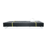 Thumbnail for 12 Pack, 3' x 8' AlturnaMAT® Ground Protection MatPak with Hand Holes, 120 Ton Capacity, Black - AMCP3HH8