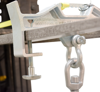 Thumbnail for Steel Double Swivel Hoist Optioning Hook 3 In x 23 In x 21-5/8 In 10000 Lb. Capacity Silver