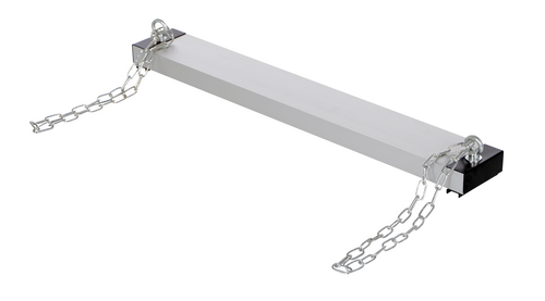 Steel Heavy Duty Magnetic Hanging Sweeper 36 In. Length 75 Lb. Capacity Silver